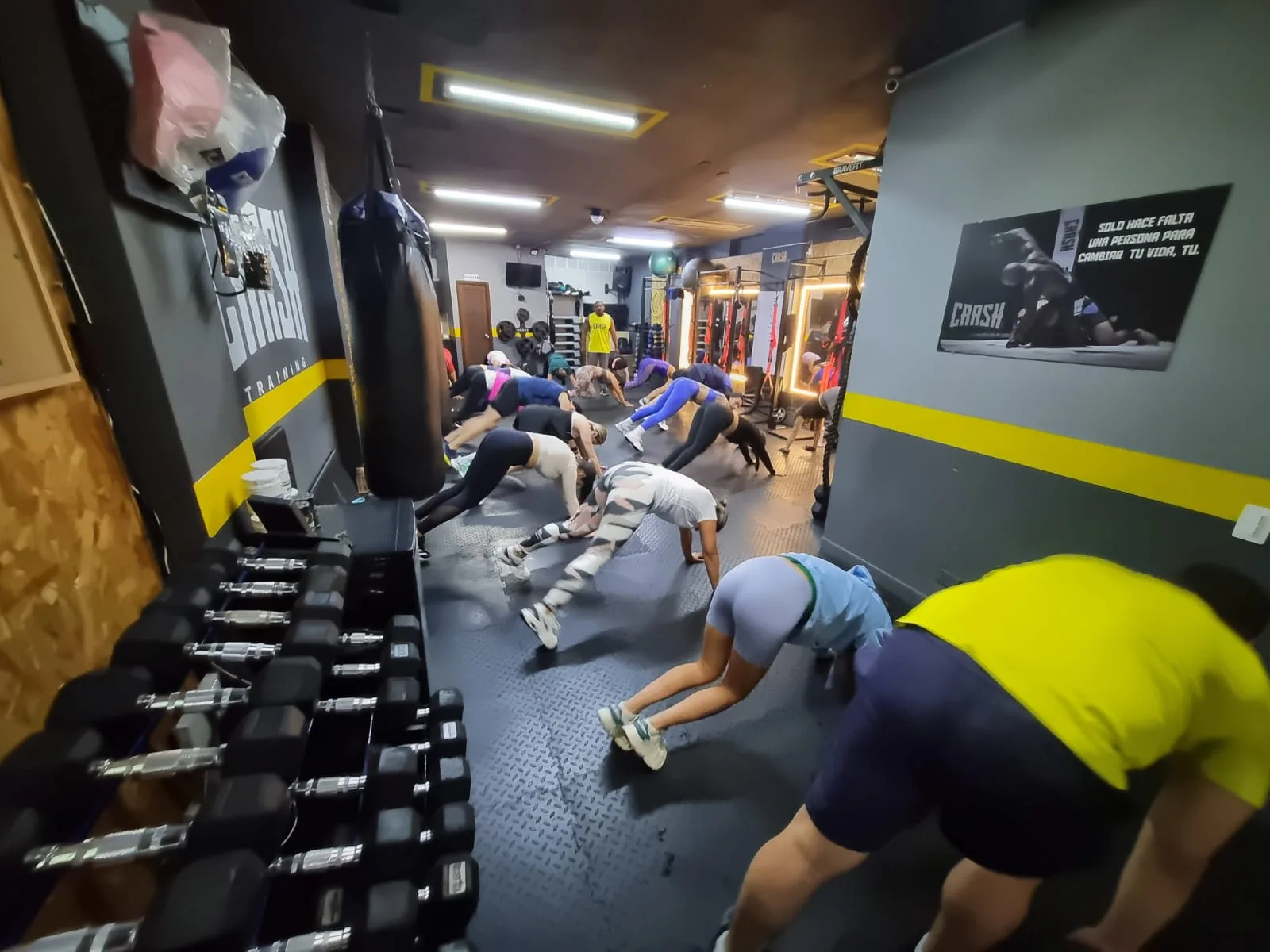 Interior del gimnasio