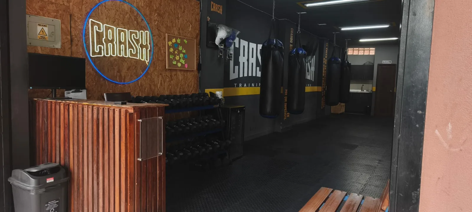 Recepción del gimnasio